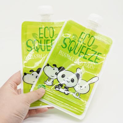 China Source Manufacturers Recyclable Custom Printed Infant Health Care Food Packaging Bags Extra Pouch for sale