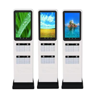 China Multi Standard 24 Slots Power Bank Kiosk Power Bank Rental Station Portable Phone Charging Stations for sale