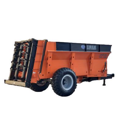 China High Efficiency Factory Supply Soil Lime Manure Fresh Fertilizer Spreader With Twin Vertical Spiral for sale