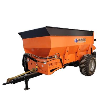 China High Efficiency Factory Supply 90-120 HP Tractor Trailed Fertilizer Manure Spreader Horizontal Helical Rear Spreading Fertilizer For Farms for sale