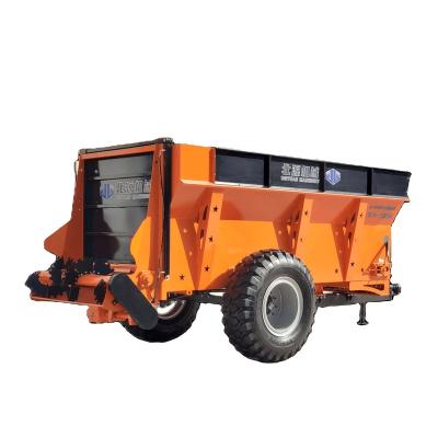 China High Efficiency Turkey Chicken Manure Fresh Fertilizer Spreader with Horizontal Beaters Spiral Propeller for Cattle Spreading Cow Dung for sale