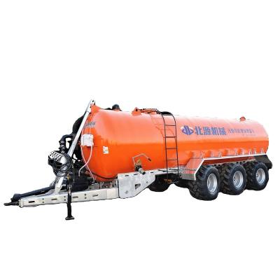 China Spreader PTO Driven Liquid Biogas Fertilizer Slurry Tanker Trailer High Liquid Suction And Sewage Spraying for sale