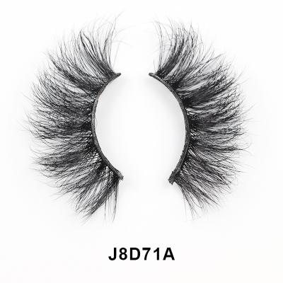 China New Arrival Natural Soft Wholesale Private Logo False 8D Mink Lashes for sale