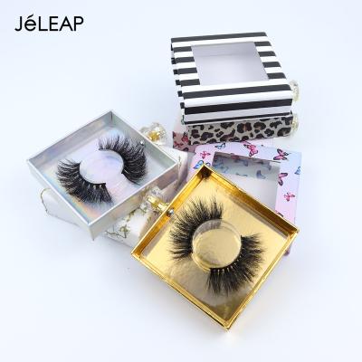 China New Arrival Natural Soft Wholesale Private Logo 3D 8D Soft Vegan Faux Mink Eyelashes for sale