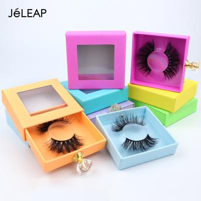 China Multilayers Natural False Eyelashes 8D Soft Mink 25mm Lashes Handmade Eye Makeup Tools for sale