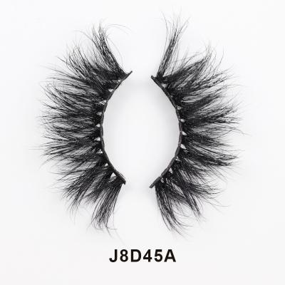 China New Arrival Natural Soft Wholesale Private Logo 3D 8D Soft Vegan Faux Mink Eyelashes for sale