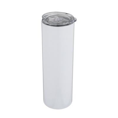 China 20oz Double Wall Stainless Steel Sublimation Stocked Straight Tumbler Insulated Vacuum Tumbler for sale