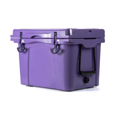 China Kids Waterproof 20QT 35QT 45QT 50QT Everich Cooler Box Fridge Ice Chest Insulated Outdoor Camping Purple Hard Portable Cooler for sale