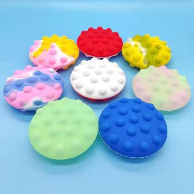 China Safety Glow in the Dark Link Dye Ball Push Pops Bubbles Stir Sensory Toy Popper Fidget Stress Relief Toy for sale