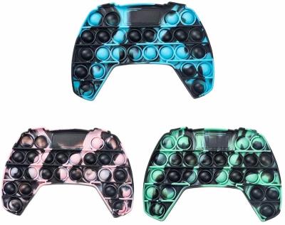 China Safety Push Pops Toy Autism Special Needs Stress Game Controller Gamepad Shape Bubbles fidgety person sensory relief for kids and adults for sale