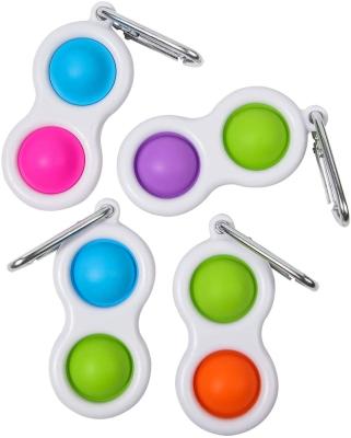 China Safety 2021 Hot Selling Dimple For Kids Adults New 2 Pack Handheld Toys Fingers Single Spinner Fidgety Person Lack Attention Relaxation for sale