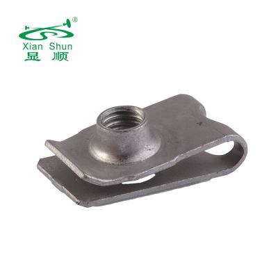 China Fastening Clips For Cars Auto Metal Stainless Clip Folderover Spring U Type Nut for sale