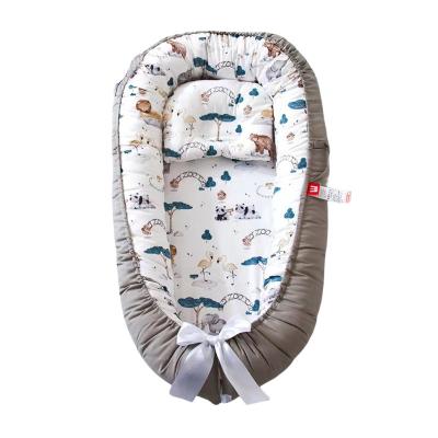 China Lightweight Portable Baby Crib Hot Selling Baby Products Portable Infant Snuggle For Newborn Bumper Sleeping Cribs for sale