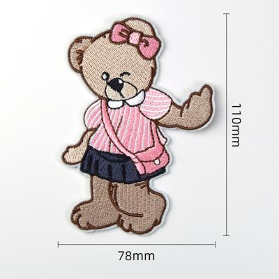 China China Wholesale Cartoon Viable Colorful Pattern Embroidery Washable Patch For Clothing for sale