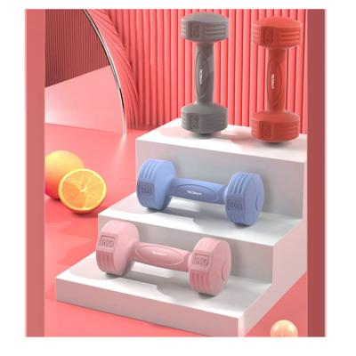 China Home Use China Supplier Pink, Red, Blue, Gray Vinyl Woman Dumbbell Gym Fitness Dumbbell # for sale