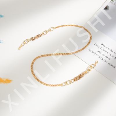 China Hot Selling New Design Eco-Friendly/Comfortable/Fashion Ladies Fashion Temperament Multicolor Alloy Material Glass Maskss Accessories Dual-Use Chain for sale