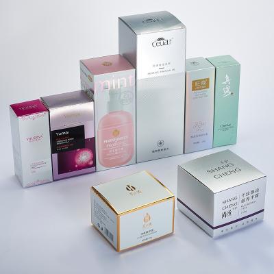 China Recycled Materials Paper Boxes Metallic UV Printing For Cosmetic And Perfume Bottles for sale