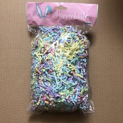 China ANTISTATIC Mixed Color Soft Shred Paper For Filling And Pad Use for sale