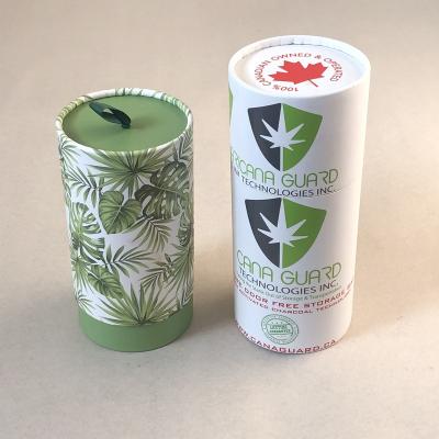 China Recycled Materials Cardboard Cylinder Tube Box For T Shirt Packaging for sale