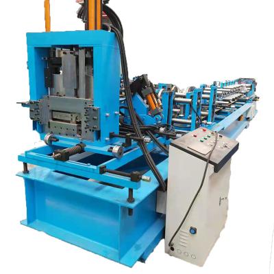 China Construction worksÂ   Full Automatic CZ Purlin Profile Light Gauge Steel Frame Roll Forming Machine for sale