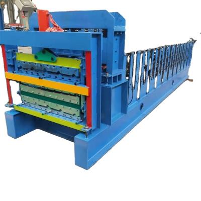 China Construction worksÂ   Metal Backer Plate Forming Machine Trapezoidal Pattern Integrated IBR Plate Wall Panel Machine for sale