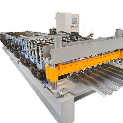 China Construction worksÂ   Newest Good Quality Cold Bend Wall Panel Metal Roll Forming Machine for sale