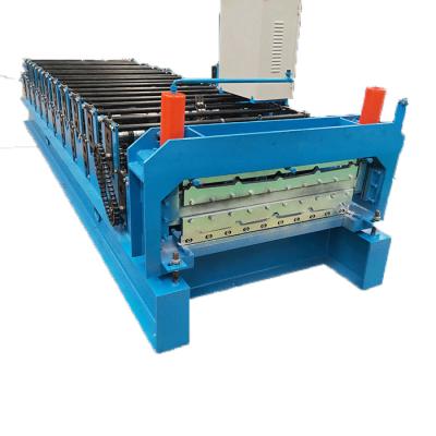 China Construction worksÂ   0.18 Full Hard IBR And Corru Roof Panel Roll Forming Machine Sheet Making Machine For South Africa for sale