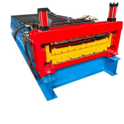 China Construction worksÂ   High Quality Glazed Trapezoidal Tile IBR Sheet Roof Making Machine Roll Forming Machinery for sale