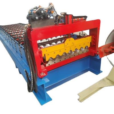 China Construction worksÂ   Popular Products Trapezoidal Roof Sheet Roll Forming Machine Tile Press Machine With Most Popular for sale