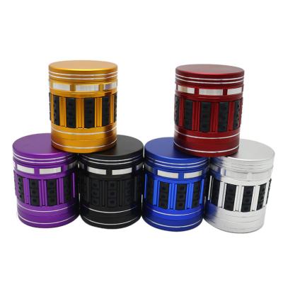 China New 63MM Sharp Customized Herb Grinder Manual Tobacco Grinder Teeth Aluminum Alloy VAMAV for sale