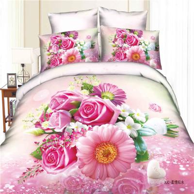 China Wholesale Single 3D Microfiber Bedding Set Printed Duvet Cover Set for sale