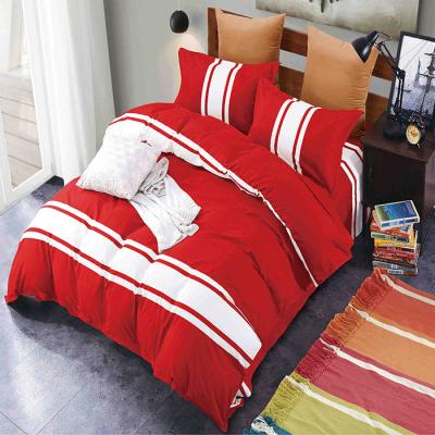 China Grid And Stripe OEM Single Sheet Bedspread Sets for sale