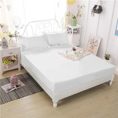 China Hot Selling Bedding Set Full Plain Dyed Solid Twin King Queen Pillowcase 3/4pcs Flat Sheet Fitted Sheet Set for sale