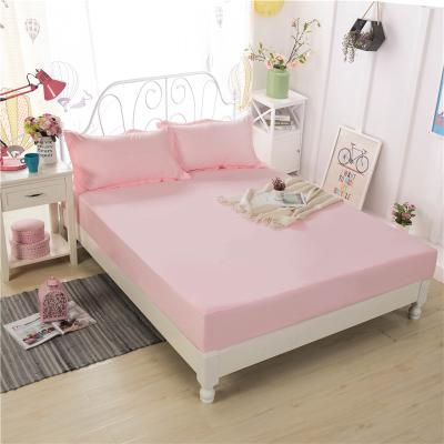 China Hot Selling Single Full Bedding Set Pillowcase 3/4pcs Pillowcase 3/4pcs Solid Twin King Queen Fitted Sheet Flat Sheet for sale