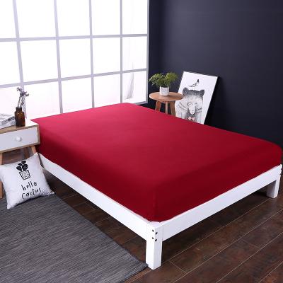 China OEM Color And Size Single Mattress Protector Fitted Sheet For Beds for sale