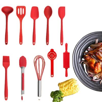 China Viable Hot Sale Kitchen Accessories Instruments Cooking Tools Silicone Kitchen Utensils Set for sale