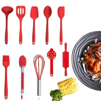 China Viable Hot Sale Kitchen Accessories Instruments Cooking Tools Silicone Kitchen Utensils Set for sale