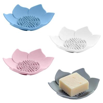 China Best Selling Non-toxic Modern Bathroom Soap Holder Silicone Soap Dish Holder for sale