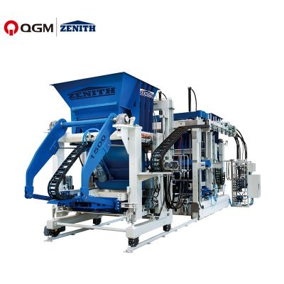 China Zenith 1500 Factory Full Automatic European Standard Concrete Hollow Block Making Machine for sale