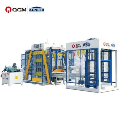 China Fully automatic QT6 ZENITH block machine from factory QGM for sale