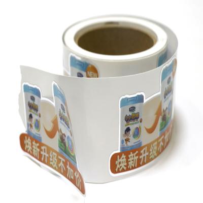 China Custom Cosmetic Scratch-Off Label Printing Machine Bottle Sticker Roll Vinyl Waterproof To Customize Item Weather Surface Wrapping Film for sale