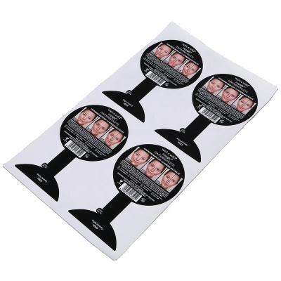 China Roll Shape Waterproof Customized Paper Sticker Bottle Die Cut Cosmetic Waterproof Packaging Label for sale