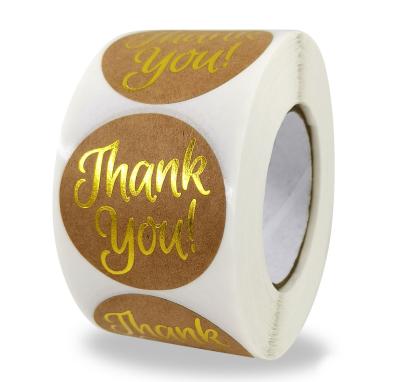 China Waterproof Custom Label Gifts For Guests In Roll Thank You For Supporting My Small Business 500 Sticker for sale