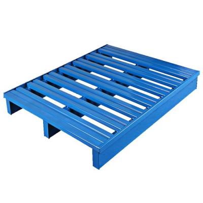 China Strong And Durable Warehouse Pallet Metal Pallet Warehouse Forklift Galvanized Steel Storage Galvanized Metal Steel Pallets for sale