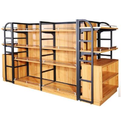 China Customizable Density Board and Stationery Store Steel Display Shelves for sale