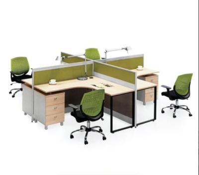 China Wearability Strong Office Furniture Office Staff Station Office Automation Screen Partition Board Modern Simple Computer Desk for sale