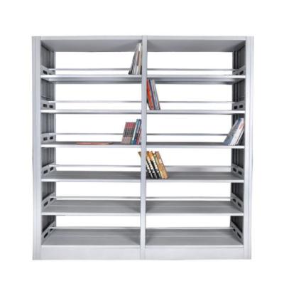 China Modern Steel Bookshelf Multi-layer Steel Bookshelf School Bookshelf Movable Office Shelf for sale