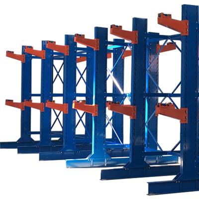 China Corrosion protection cantilever shelf, warehouse storage, galvanized steel coil cantilever, shelf for sale