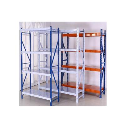 China Corrosion Protection Finely Treated Shelves Warehouse Display Medium Duty Metal Mczc Medium Rack Shelf for sale