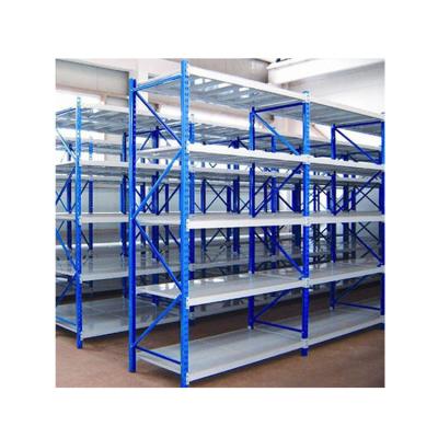 China Industrial Corrosion Protection Supermarket Storage Rack Metal Warehouse Metal Shelving Shelf Medium Duty for sale